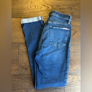 Hudson Jeans Women's Straight Leg in Dark Blue